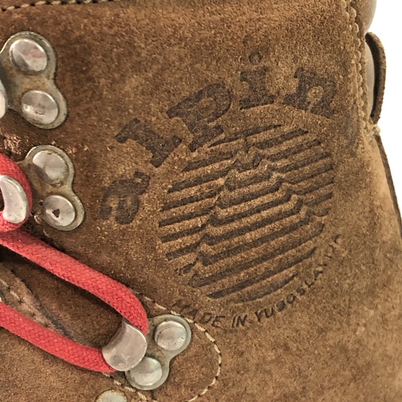 Vintage Alpine Mountaineering Hiking Boots Size 8 - Picture 2 of 10